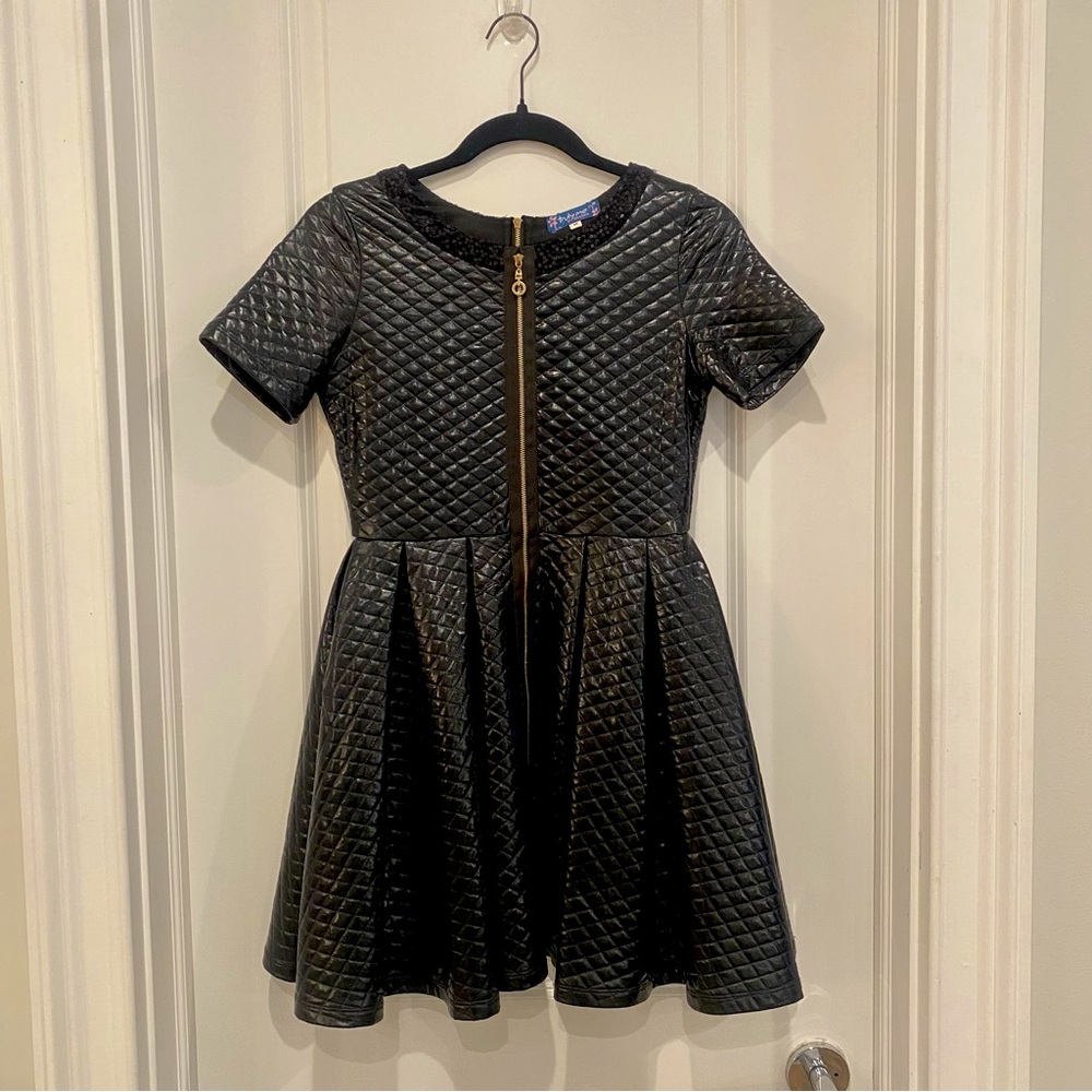 Stylish Black Quilted Dress